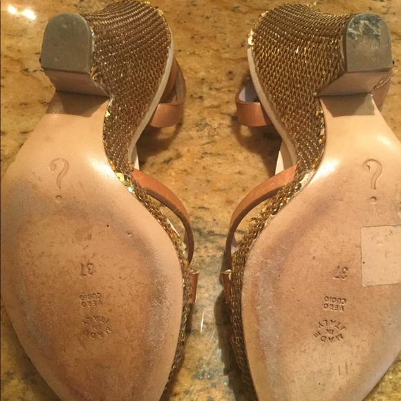 Moschino Runway Collection Sequin Wedge - Picture 6 of 8